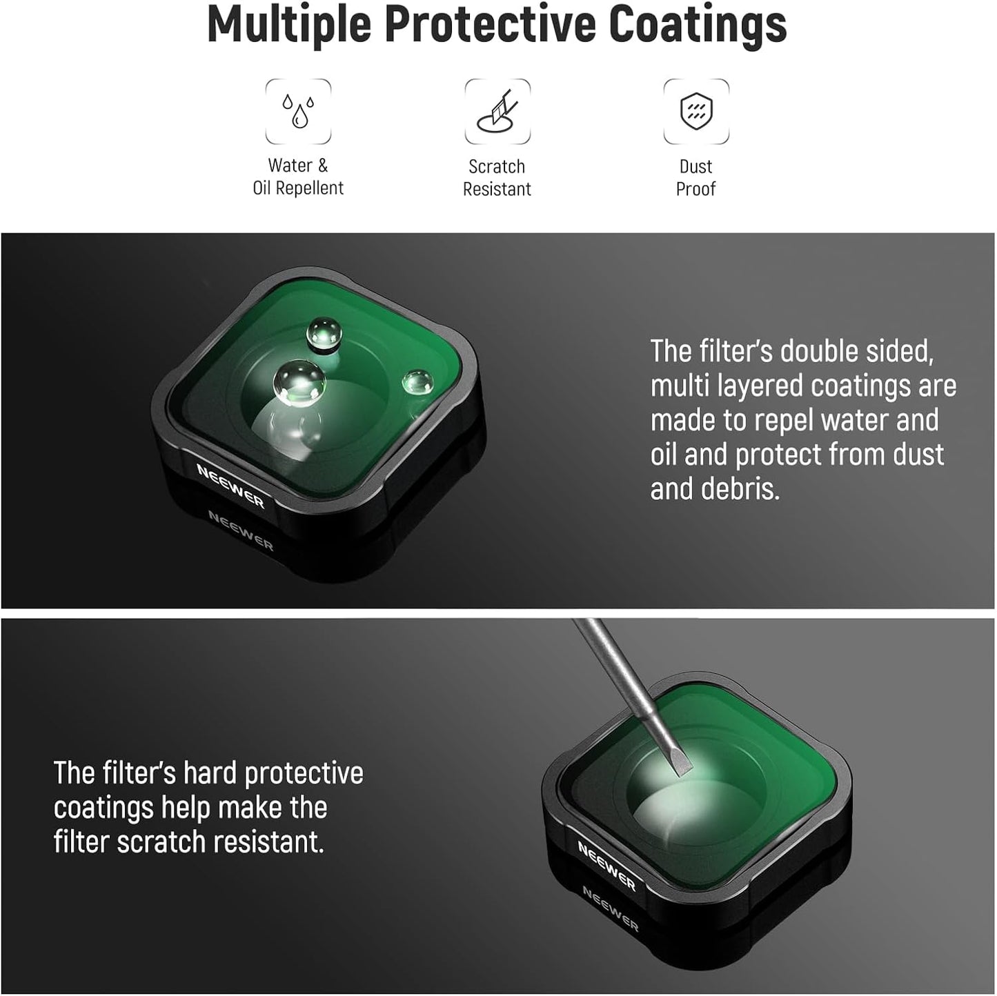 Neewer 10102499 15X Macro Lens GoPro Hero