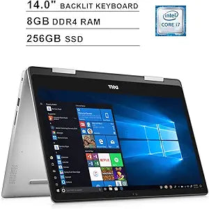 Dell Inspiron 5482 2-in-1 - i7-8565U, 8GB, 256GB SSD, 14" Touch (Renewed)