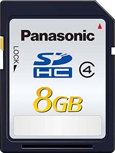 Panasonic RP-SDLB08GAK 8GB SDHC Memory Card