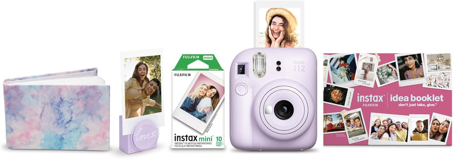Fujifilm 600023394 Instax Mini 12 Purple Holiday Bundle