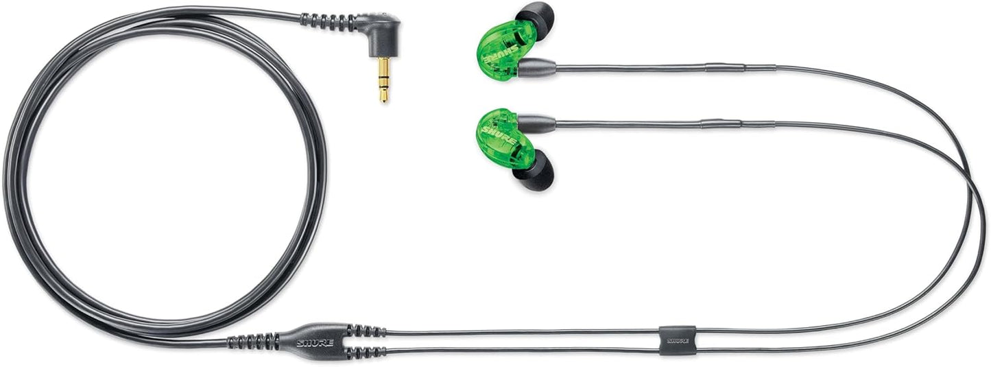 Shure SE215SPE-GN Green Sound Isolating Earphones