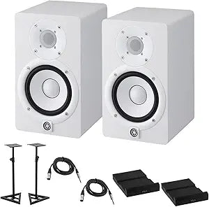 Yamaha HS5 2X 5" Powered Studio Monitor Bundle