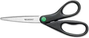 Westcott 41418 KleenEarth 8-Inch Recycled Stainless Steel Scissors — main product image