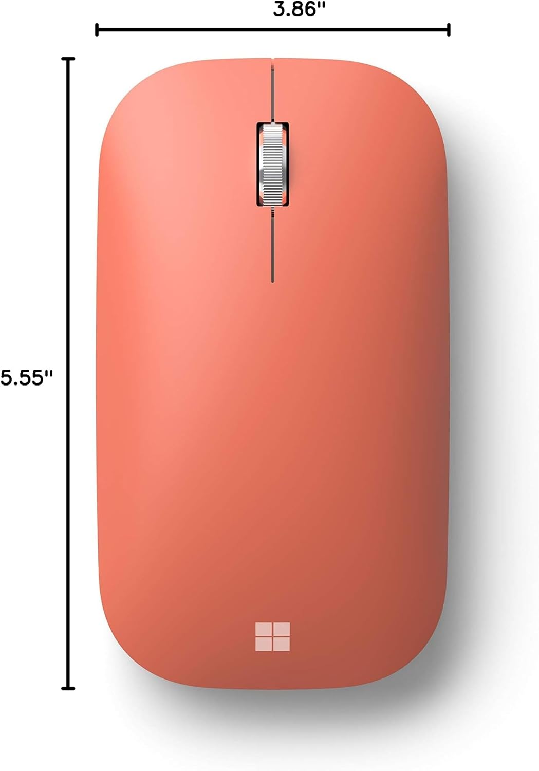 Microsoft KTF-00040 Mobile Mouse - Peach Bluetooth Wireless