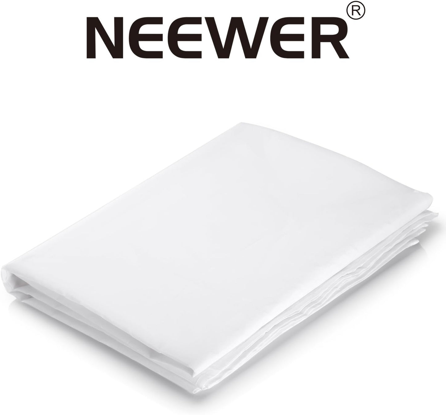 Neewer 10089705 12x5ft White Seamless Diffusion Fabric