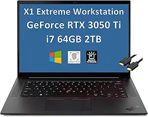 Lenovo Core I7 11800H ThinkPad X1 Extreme Gen 4 Workstation