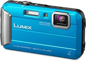 Panasonic DMC-TS25A Lumix Waterproof Digital Camera (Blue)
