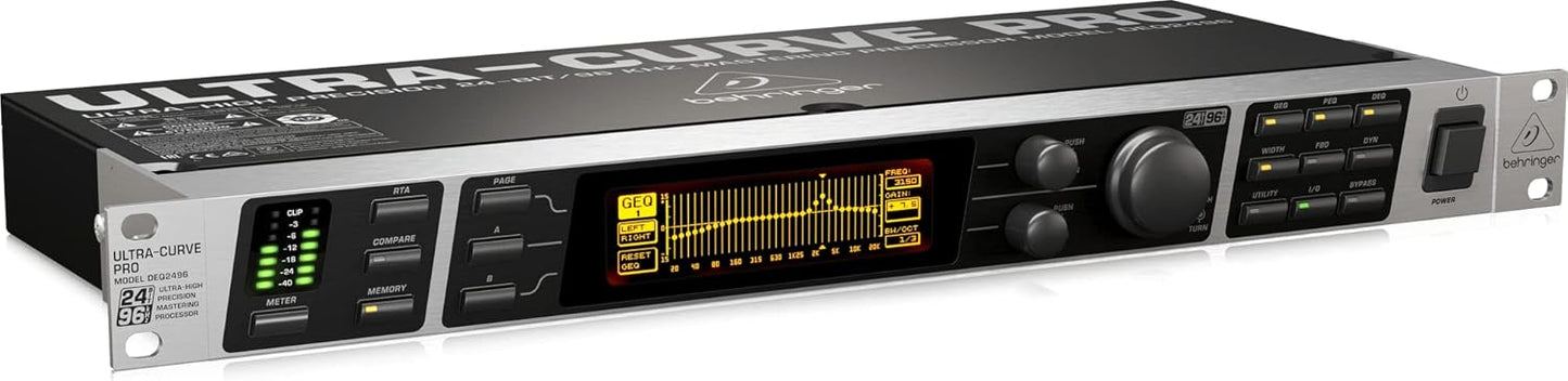 Behringer DEQ2496 Ultracurve Pro Equalizer Mastering Processor