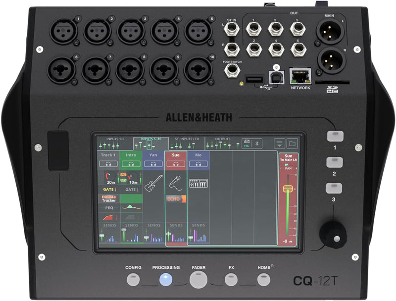 Allen & Heath AH-CQ12T Digital Mixer Touchscreen Bluetooth — main product image