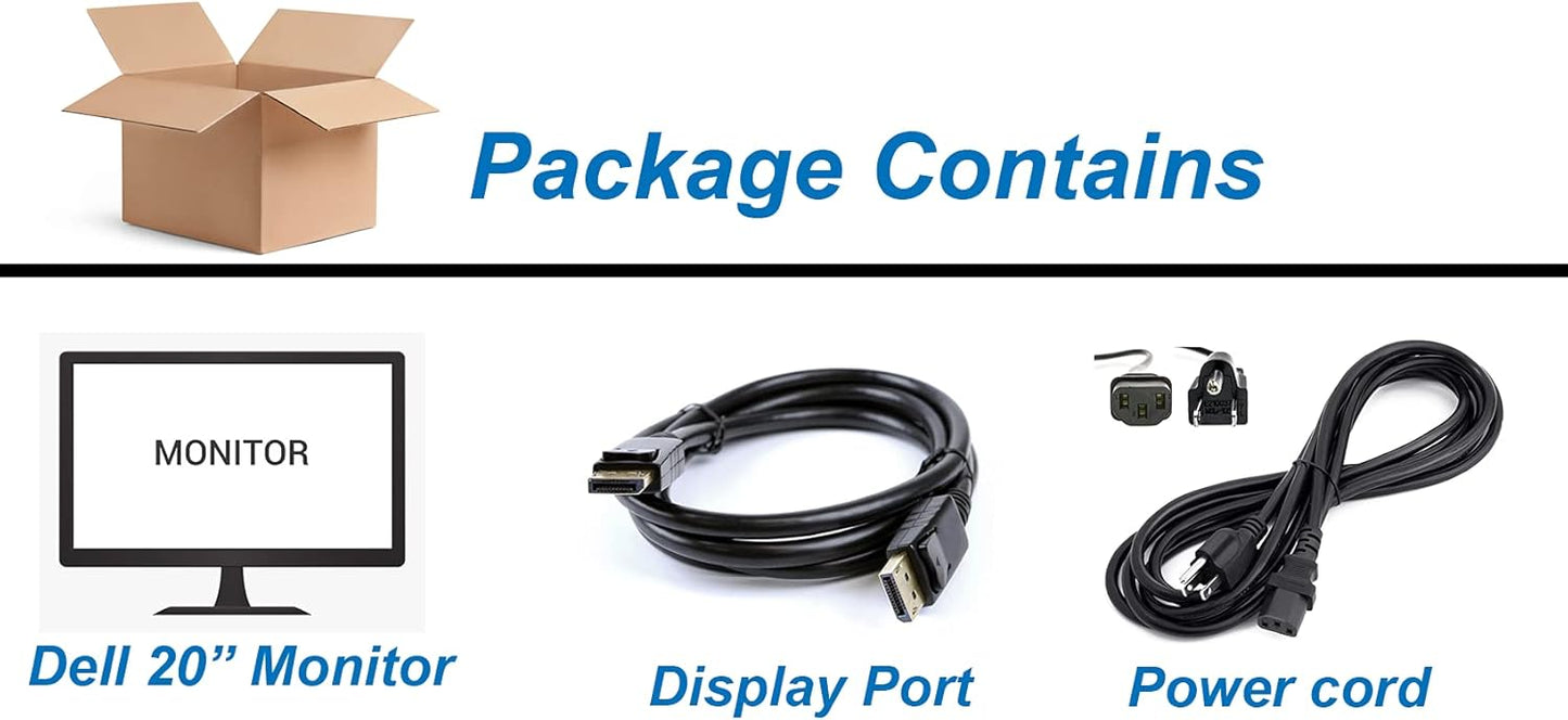 Dell P2016 20-inch Widescreen LED Monitor - Renewed