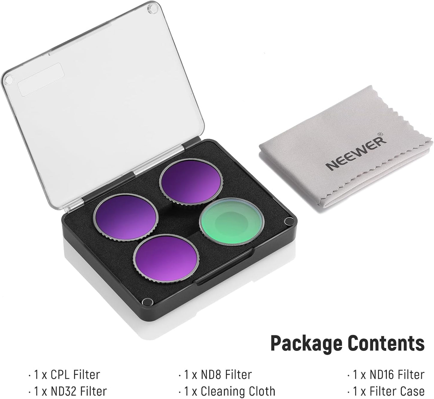 Neewer 10102939 DJI Osmo Action ND Filter Set