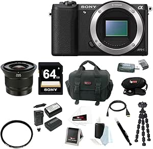 Sony A6000 - 24.3MP Camera - with Zeiss 12mm Lens - Bundle