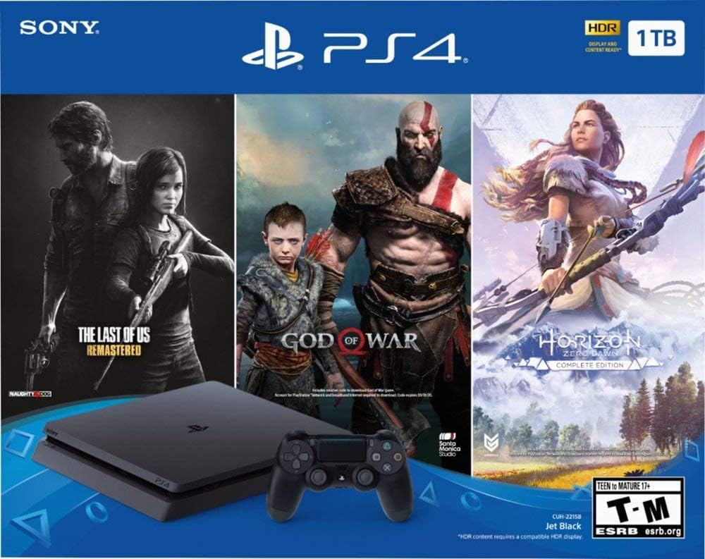 Sony dualshock PlayStation 4 Slim 1TB HDD Console Bundle