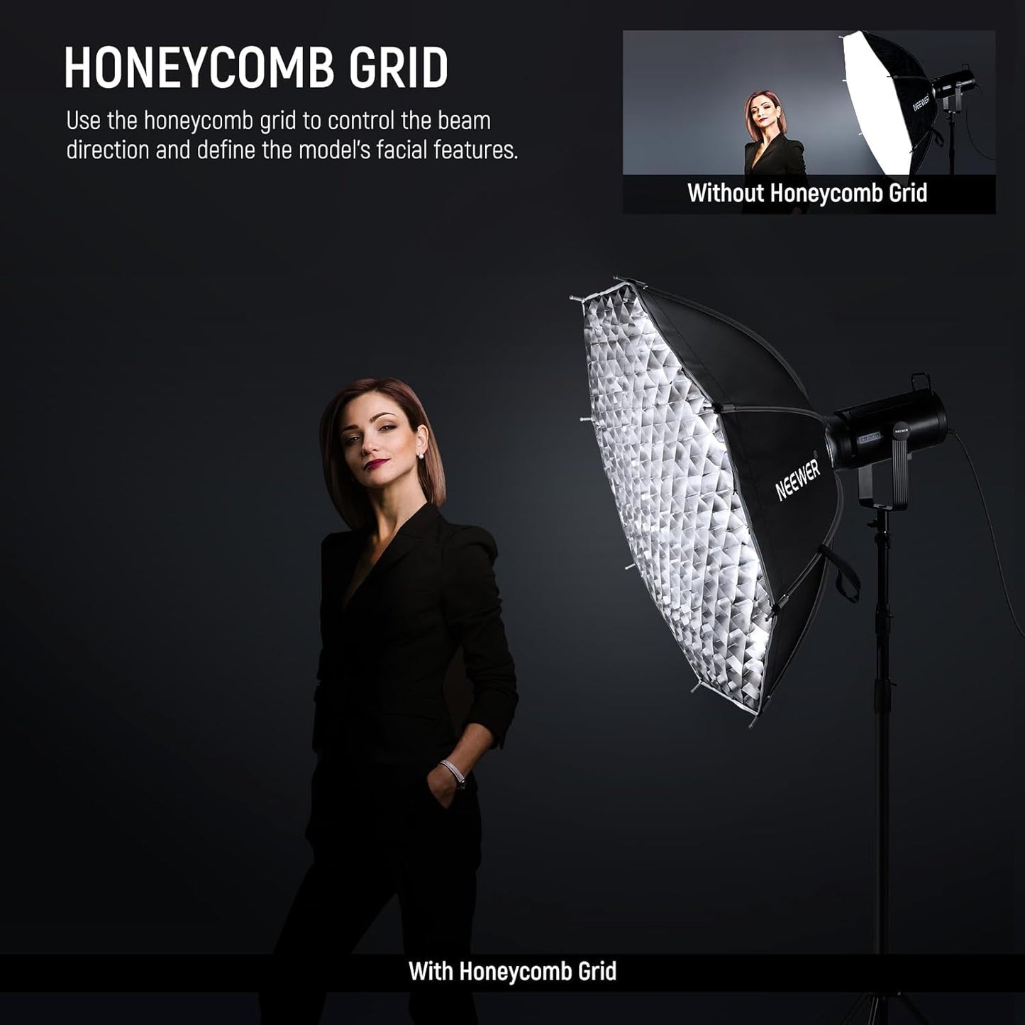 Neewer 10104452 37" Octagonal Quick Release Softbox