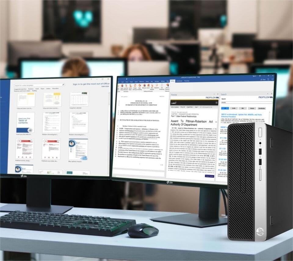HP HP ProDesk 600 G3 SFF i5 Desktop & 21.5" Monitor (Renewed)