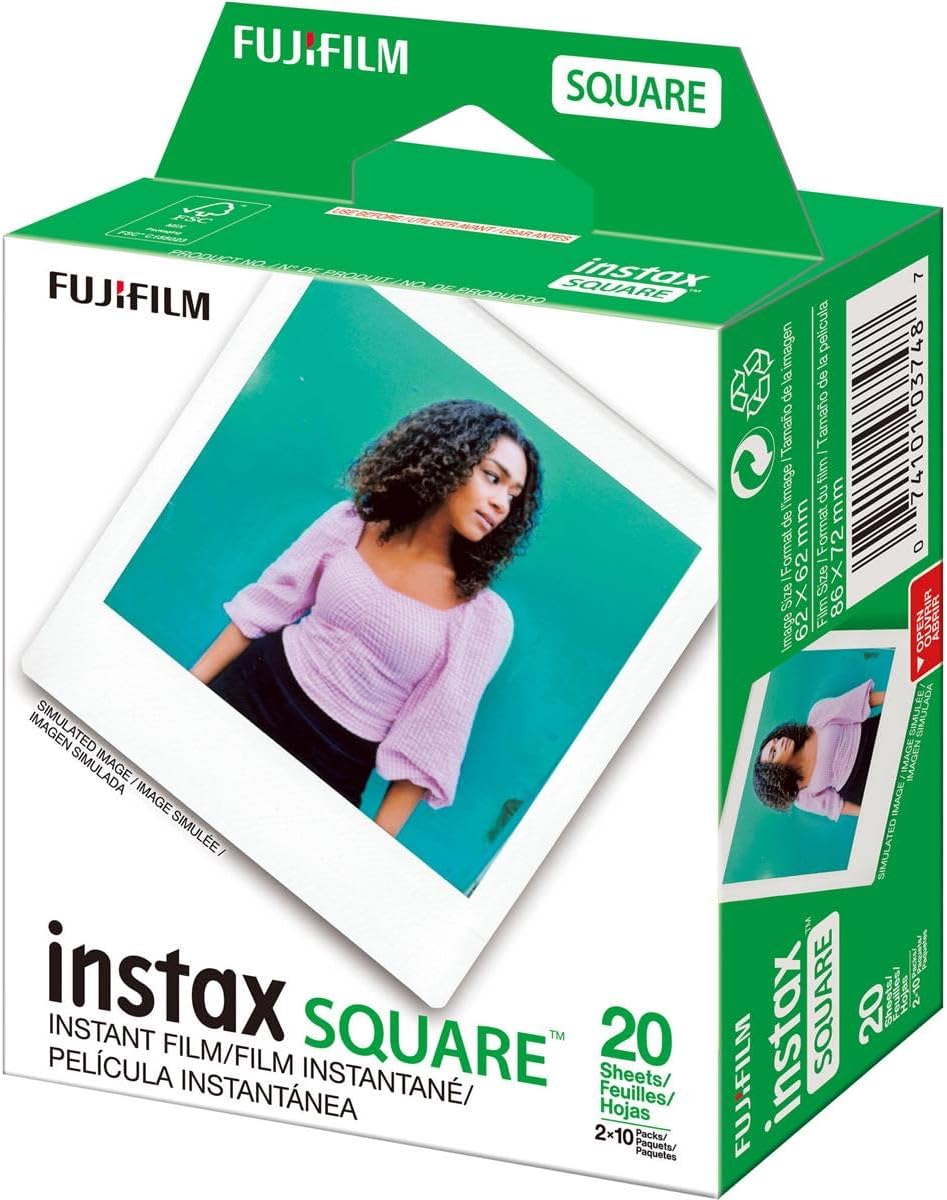 Fujifilm instax SQUARE Film Twin Pack 40 Exposures