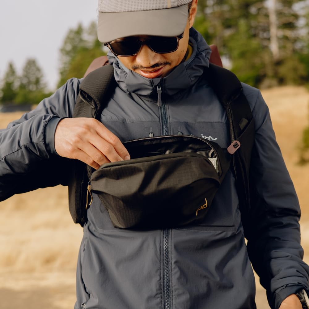 Peak Design BAS-2-BK-1 Outdoor Sling 2L Black Ultralight Bag