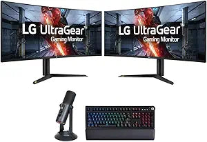 LG E88LG38GL950GB 38" Curved Gaming Monitor Bundle