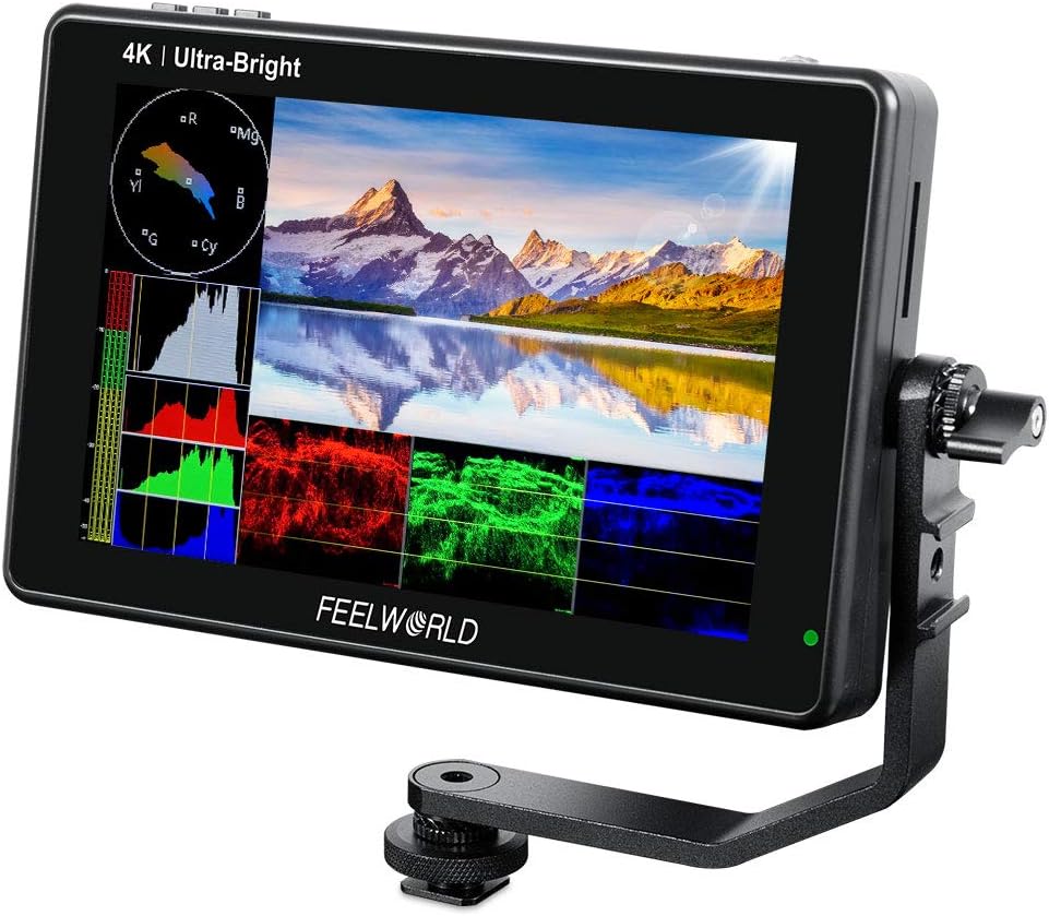 FEELWORLD LUT7S 7" 2200nit Ultra Bright 4K HDMI 3G-SDI Camera Field Monitor
