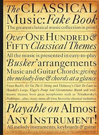 Hal Leonard Classical Music Fake Book Paperback — main product image