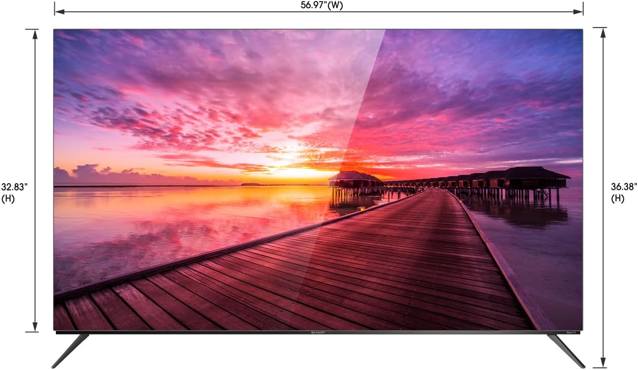 Sharp BNDL_4TC65FS1UR-WRTY2 AQUOS 65" OLED Roku TV + Protection