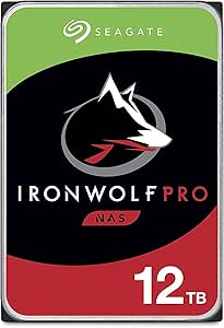 Seagate ST12000NE0007 12TB IronWolf Pro NAS HDD (Renewed)