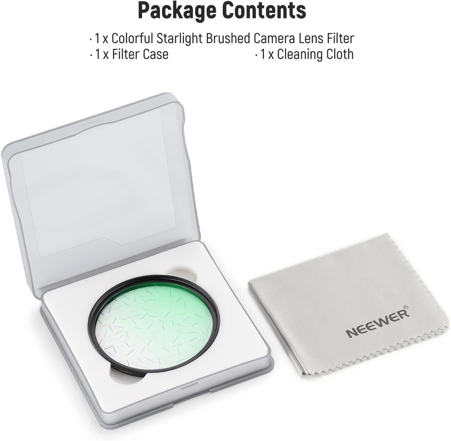 Neewer NW SERIES S 72mm Starlight Lens Filter - Colorful Flare Effects