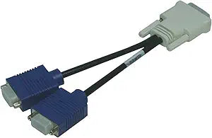 HP 338285-008 LFH/DMS-59 to Dual VGA Y-Splitter Cable — main product image