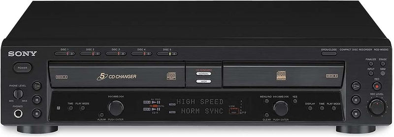 Sony RCD-W500C CD Player/Recorder (Renewed) — main product image