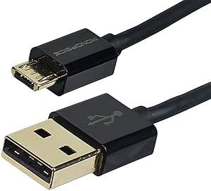 Monoprice 109762 Premium USB to Micro-B Cable 6ft Black — main product image