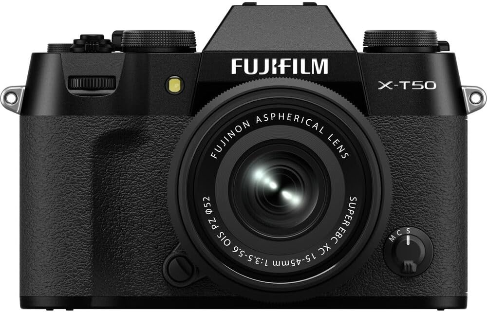 Fujifilm X-T50 15-45mm Lens Mirrorless Camera Bundle