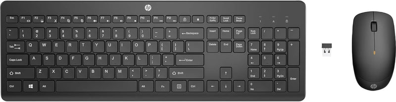 HP 235 Wireless Keyboard and Mouse Combo Black Quiet — main product image