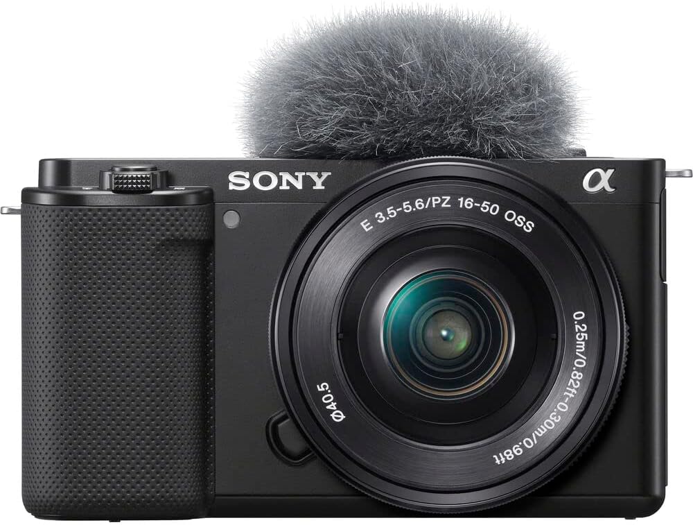 Sony ILCZV-E10L/B ZV-E10 Mirrorless Camera with 16-50mm Lens Bundle