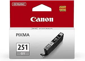Canon CLI-251 GY Gray Inkjet Cartridge iP8720 MG7520 — main product image