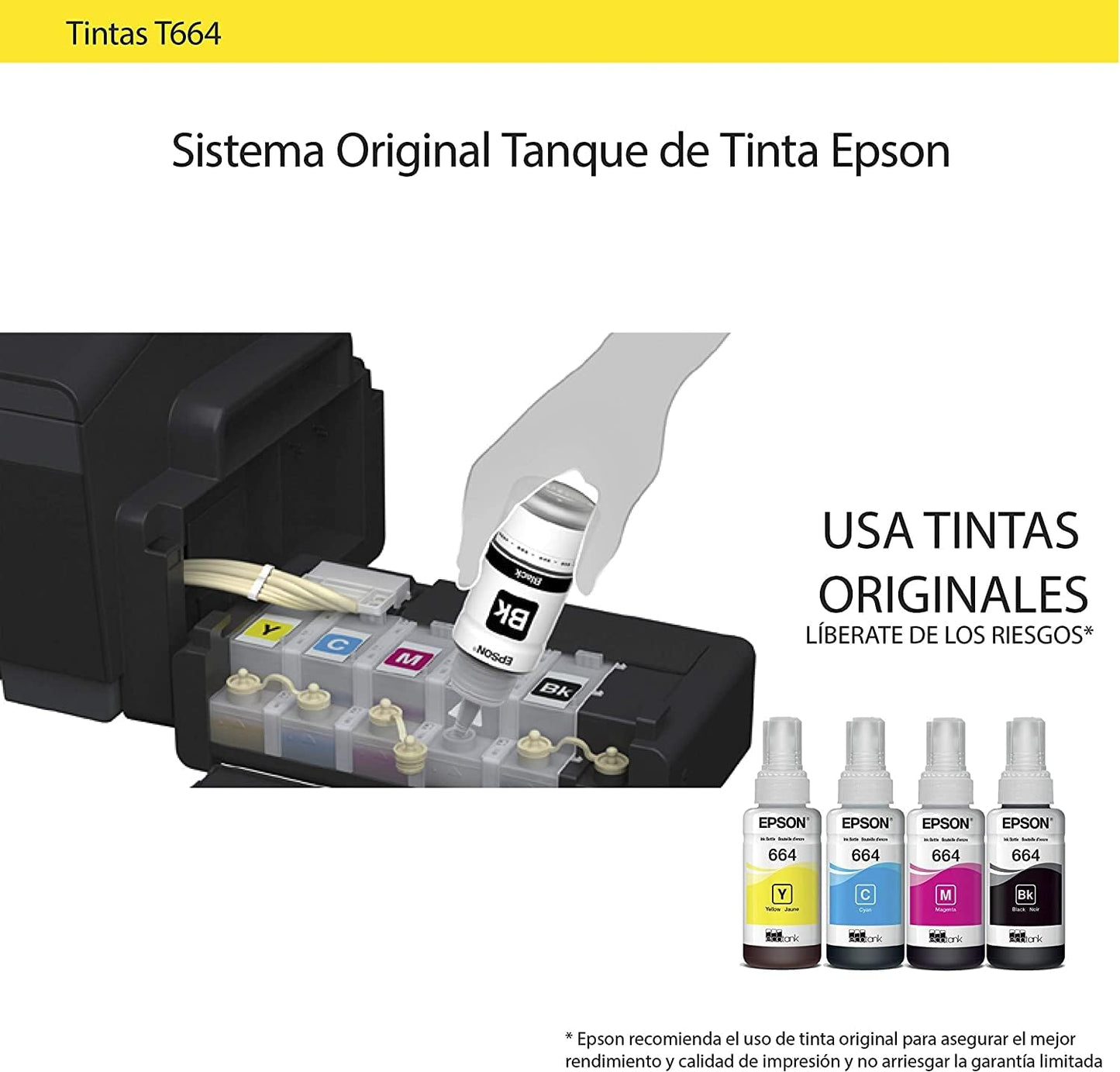 Epson T664120-2P Black Ink Bottle Kit (2 Bottles)