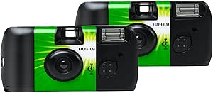 Fujifilm 7032835 QuickSnap Flash 400 One-Time-Use Camera 2-Pack