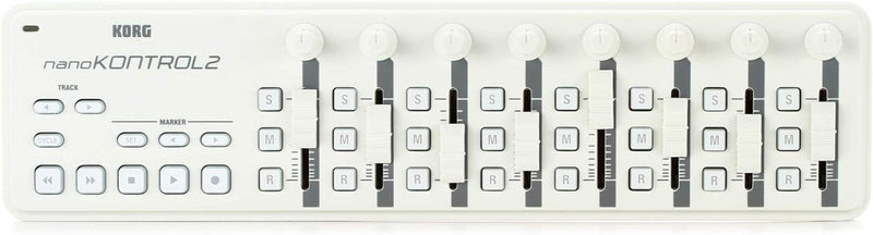 Korg NANOKON2WH Slim-Line USB MIDI Controller - White — main product image