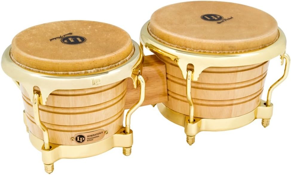 Latin Percussion LP201AX-2AW Generation II Natural Bongos