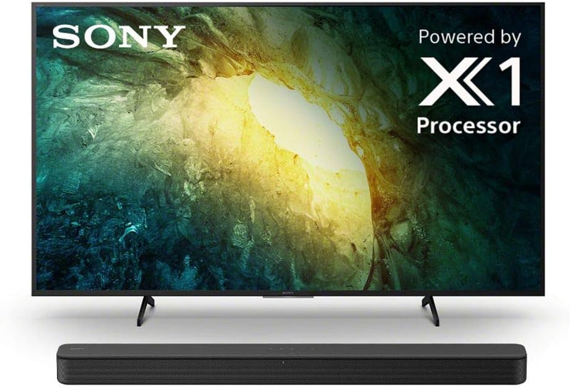 Sony X750H 55-Inch 4K Ultra HD LED TV with S100F Soundbar — main product image