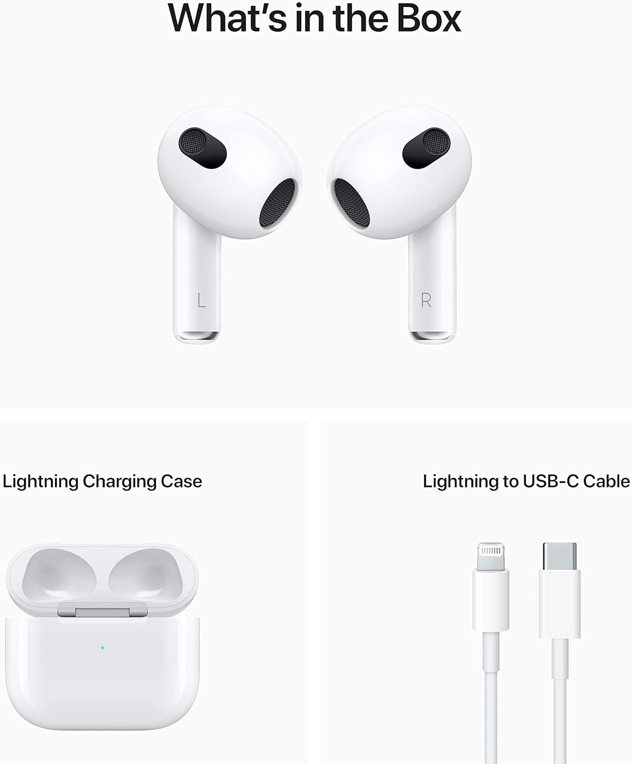 Apple AirPods Lightning Charging Case (3rd Generation) (Renewed)