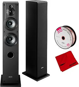 Sony E2SNSSCS3 Floor Standing Speaker Bundle Wire & Cloth