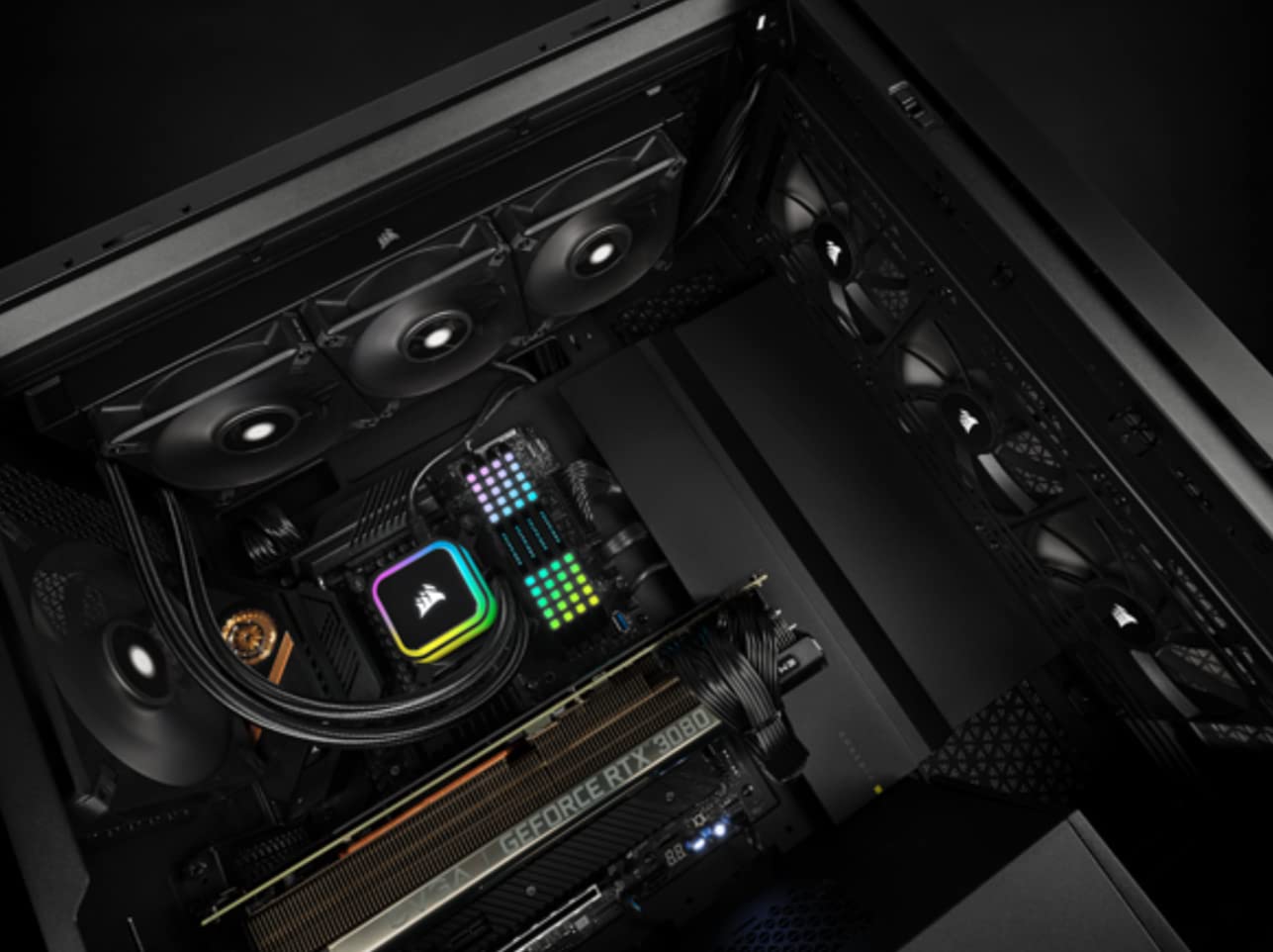 Corsair CW-9060058-WW iCUE H100i RGB Elite Liquid CPU Cooler