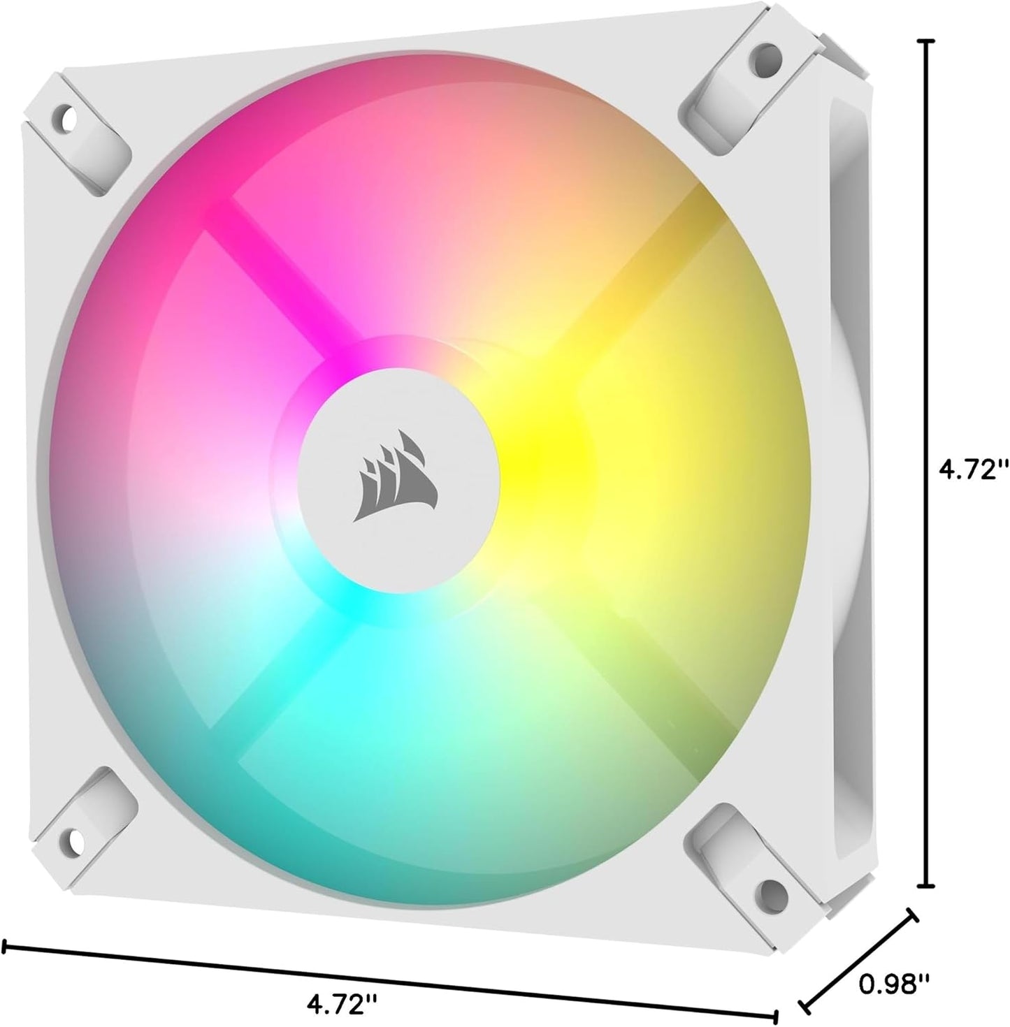 Corsair CO-9050169-WW iCUE AR120 RGB White Fan 3-Kit
