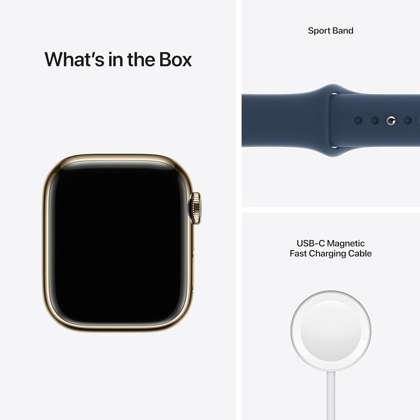 Apple series 7 GPS + Cellular 41mm Smart Watch Renewed