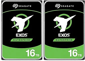 Seagate Exos X16 16TB Enterprise HDD 2-Pack — main product image