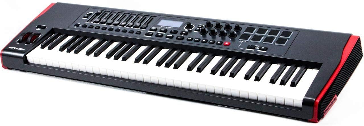 Novation AMS-IMPULSE-61 Impulse 61-Key MIDI Controller Keyboard