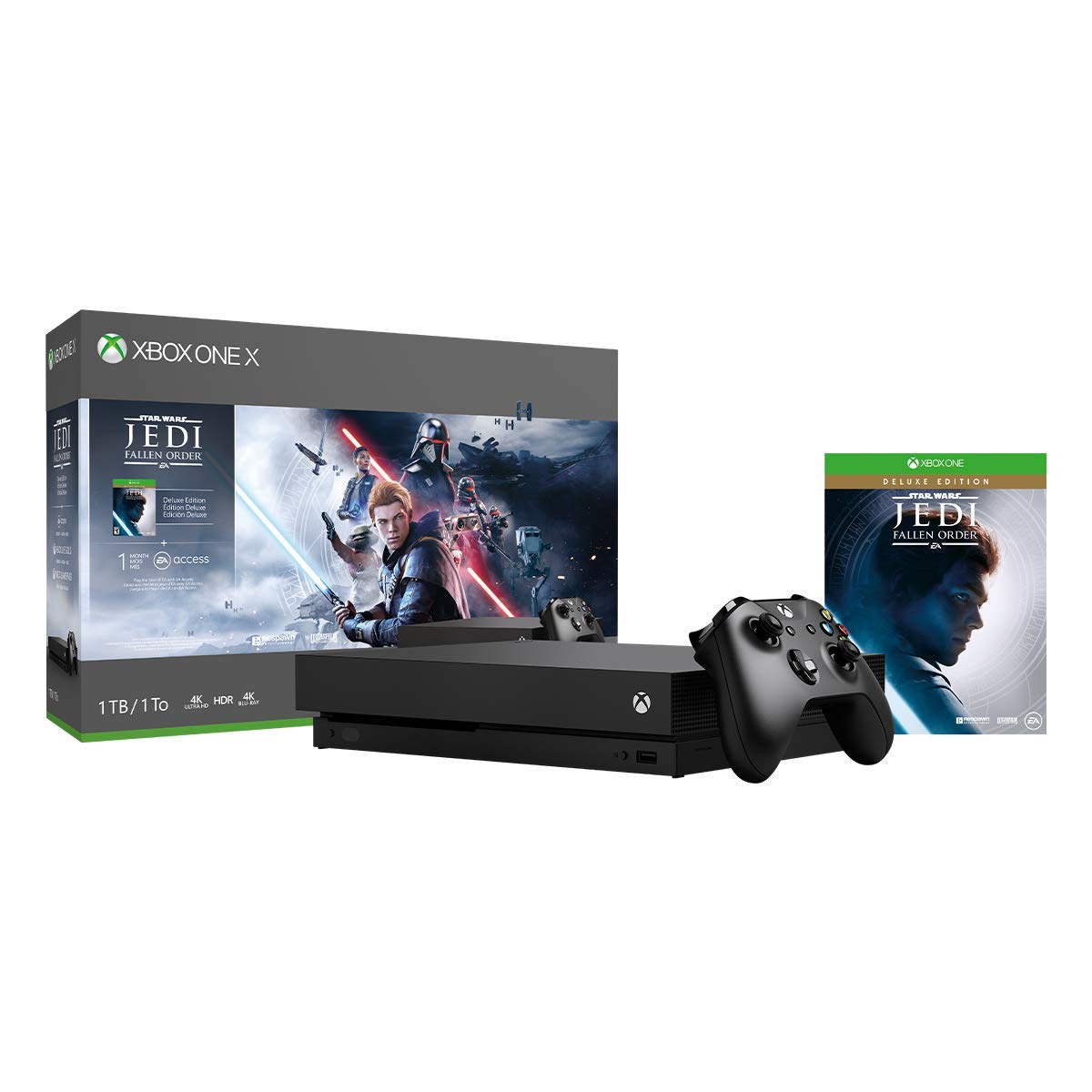 Microsoft Xbox One X 1TB Star Wars Bundle (Renewed)