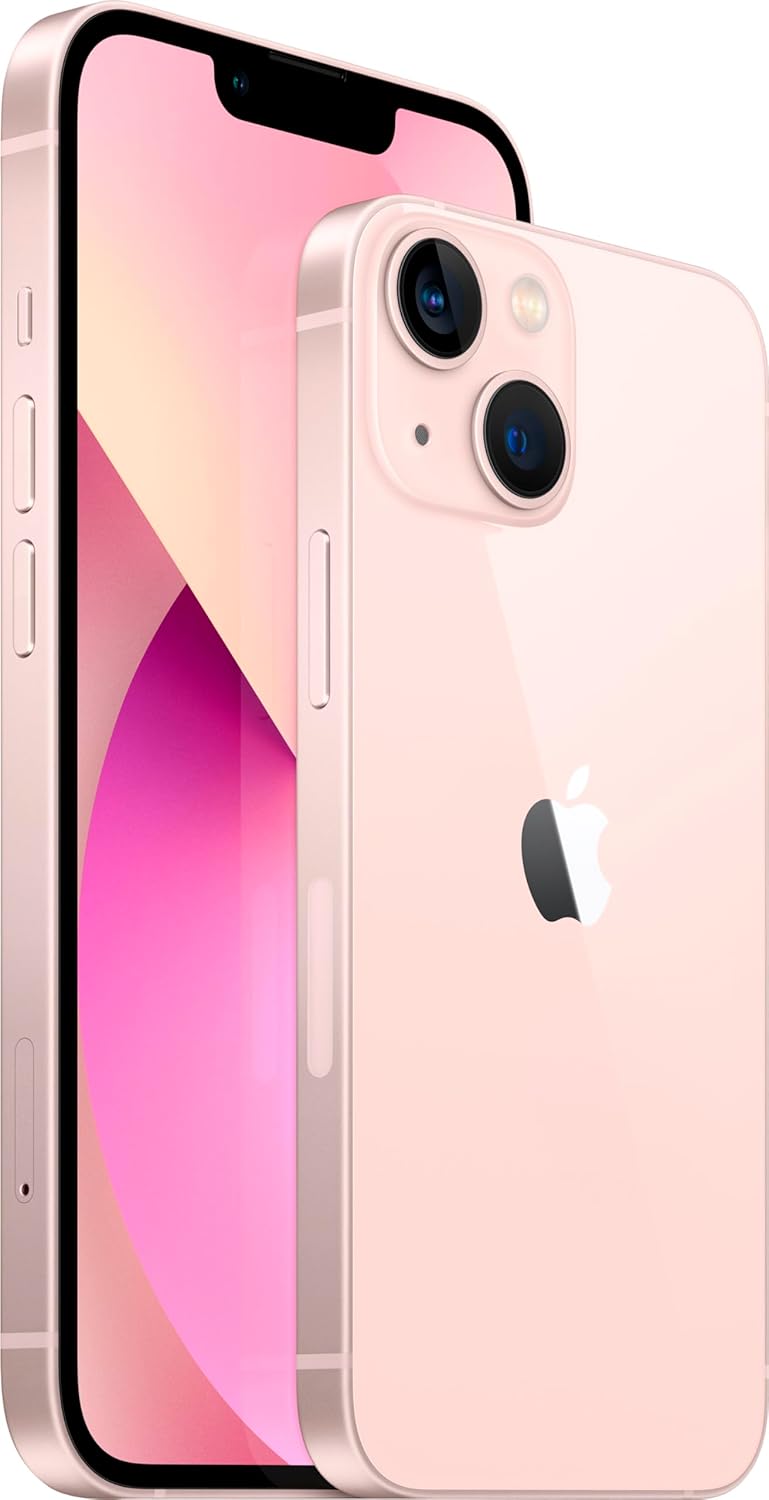Apple A2626 iPhone 13 Mini 128GB Pink Unlocked (Renewed)
