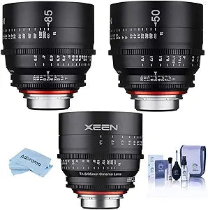 Rokinon Xeen 2 Set - 35mm, 50mm, 85mm Cine Lens Kit - PL Mount