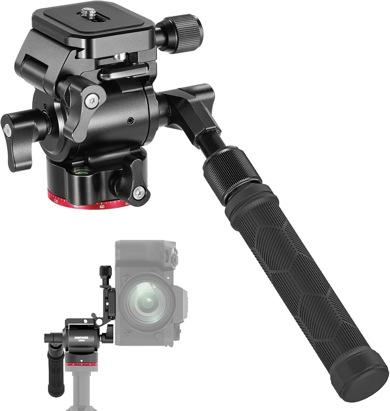 Neewer 10101837 Video Tripod Head Pan Tilt — main product image